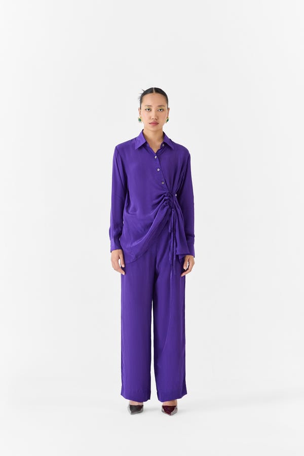 Studio Rigu — VIOLET SHIRT & TROUSERS CO-ORD
