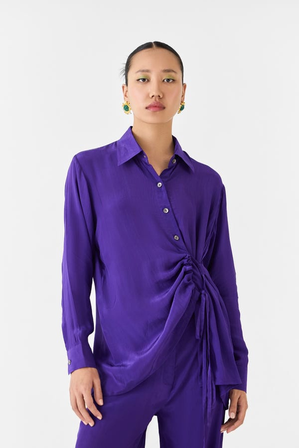 Studio Rigu — VIOLET SHIRT & TROUSERS CO-ORD
