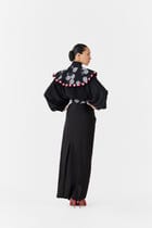 BLACK TULIP BATWING SHIRT & SKIRT CO-ORD view 5