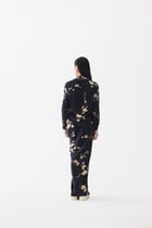 BLACK SAKURA CROP TOP & SKIRT view 4