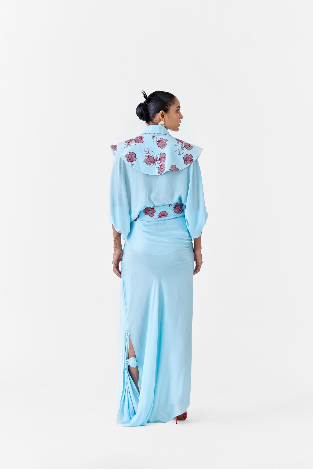BABY TULIP BATWING SHIRT & SKIRT CO-ORD - image 3