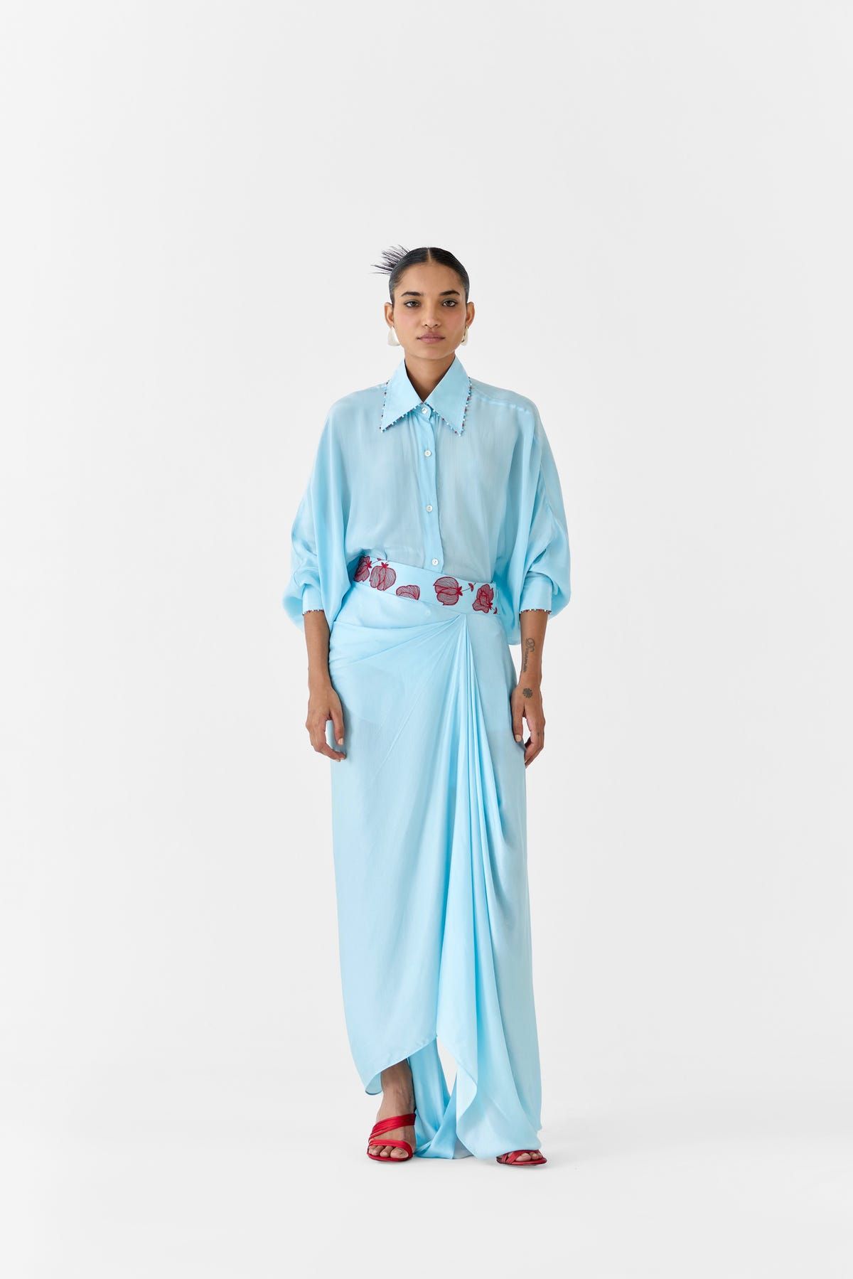 BABY TULIP BATWING SHIRT & SKIRT CO-ORD - image 5