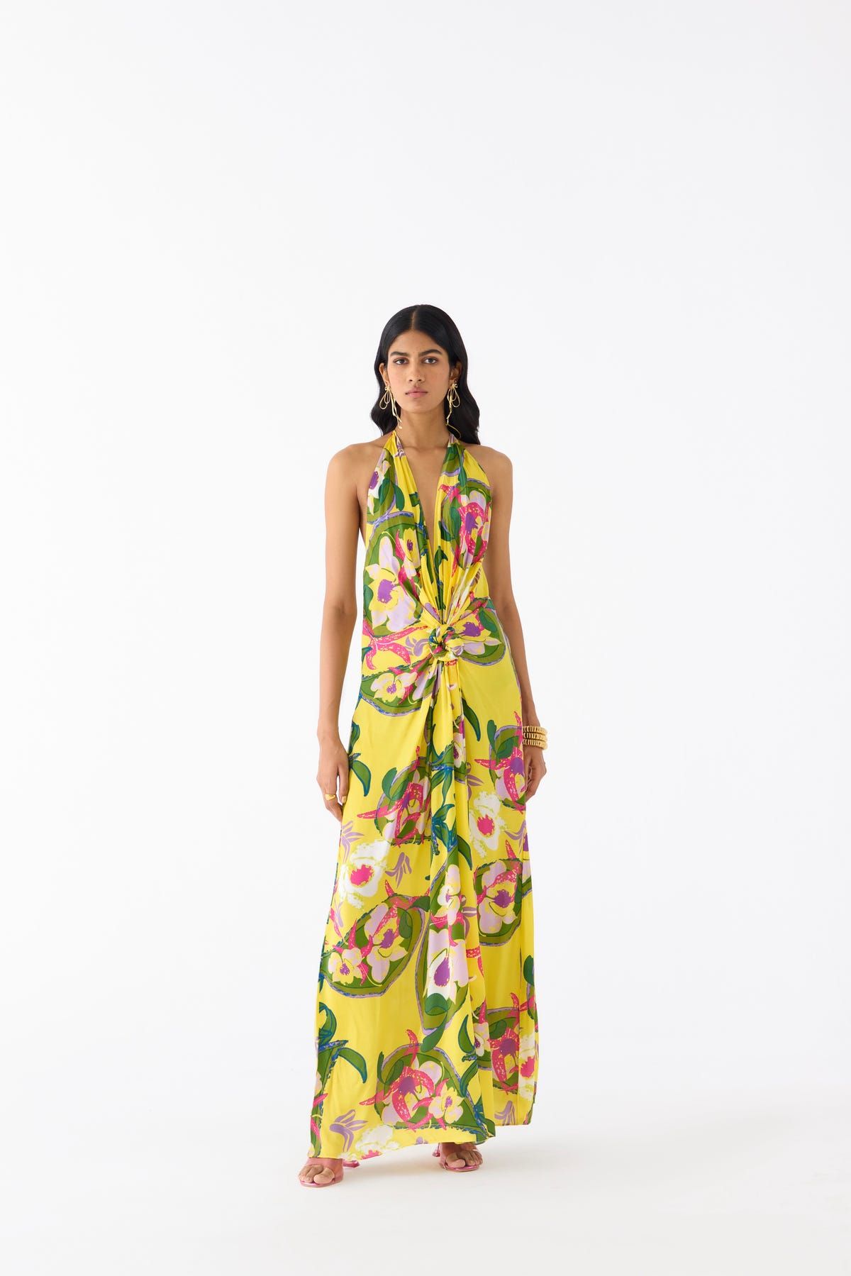 PAISLEY CENTER KNOT DRESS - image 2