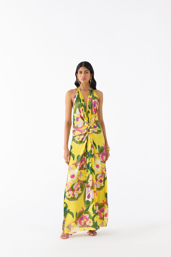 Studio Rigu — PAISLEY CENTER KNOT DRESS