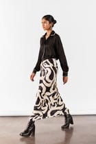 CHESTNUT SHIRT DRAPED DRESS view 1