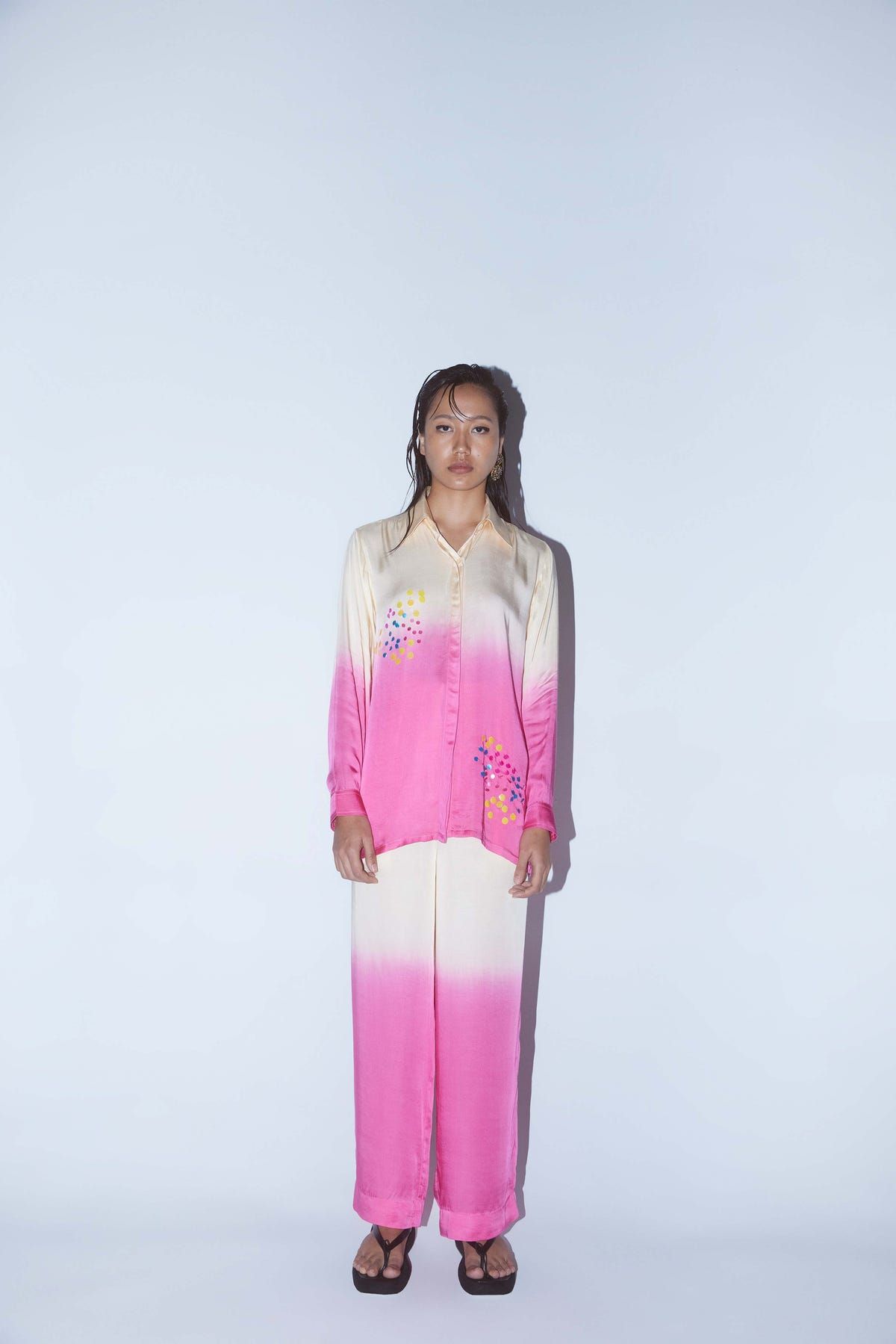 Berry Leheriya Shirt & Trousers Co-ord - image 1