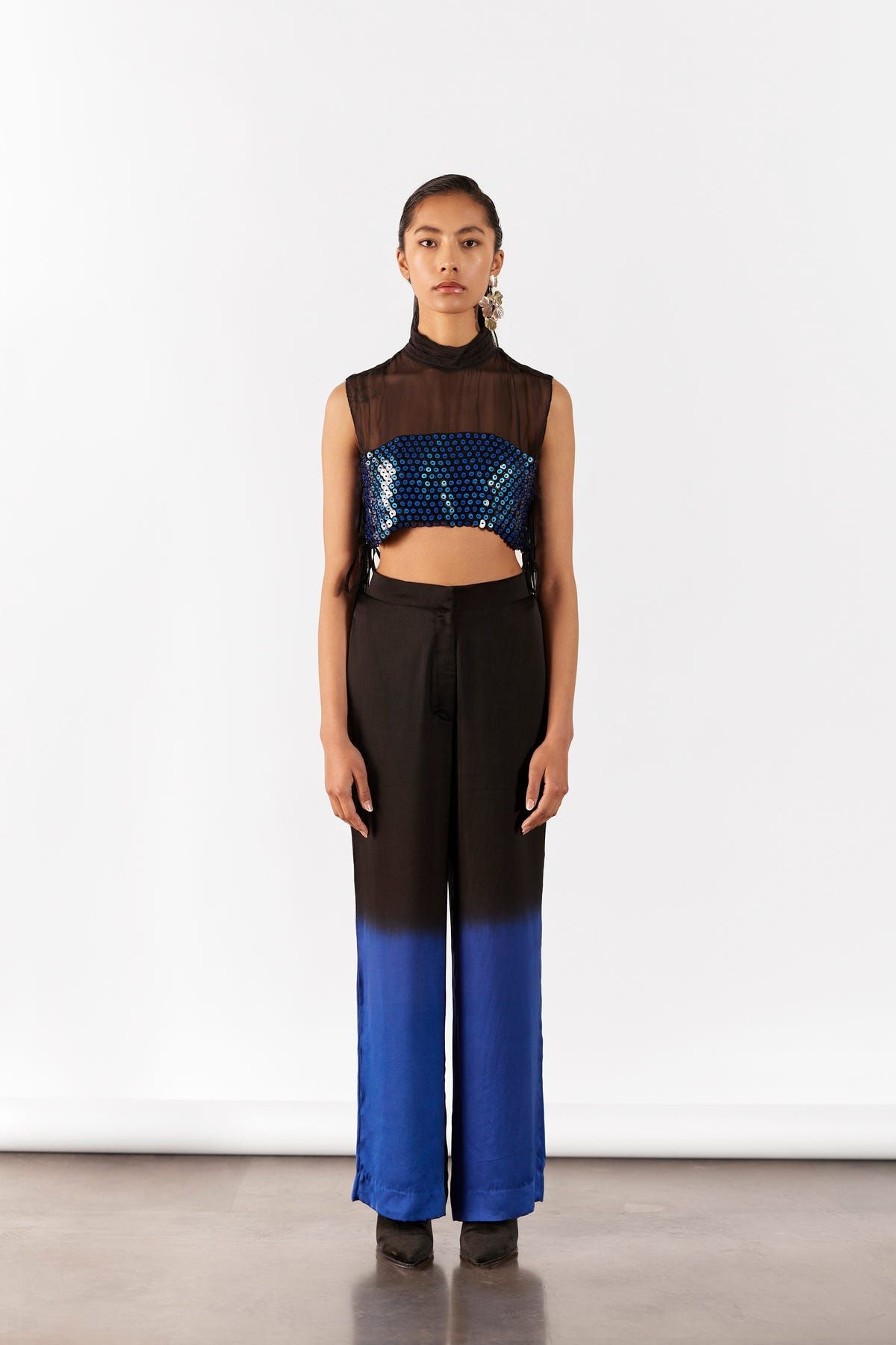 FIREFLY TOP WITH BLUE/BLACK OMBRE PANTS - image 1