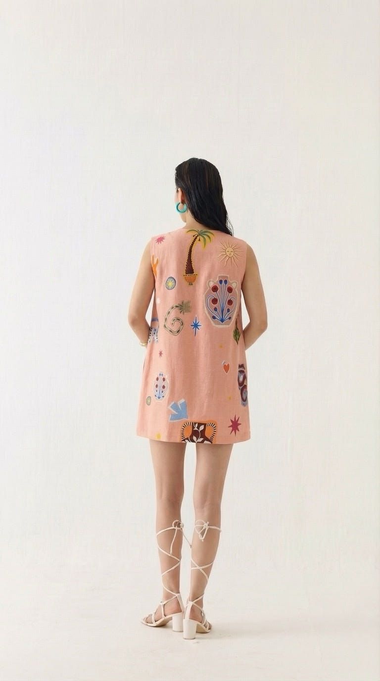 POTTERY SHORT DRESS - image 3