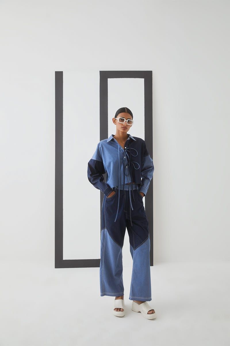 Minerva Denim Knot Shirt
