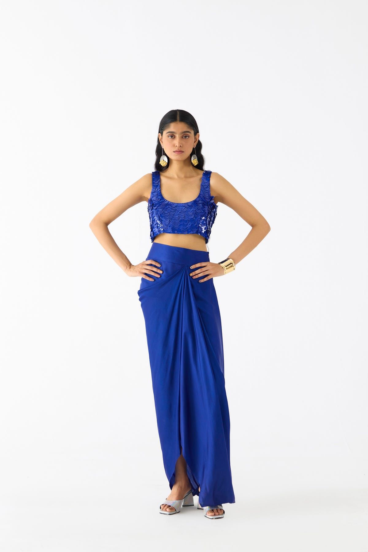 ROYAL SEQUIN BLOUSE - image 1