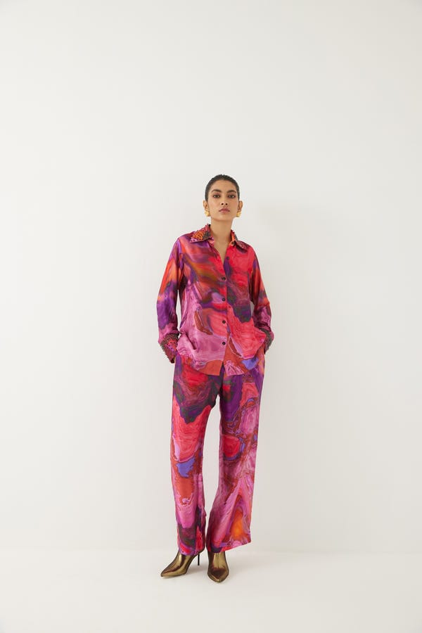 Studio Rigu — Red Sea Shirt & Trousers Co-ord