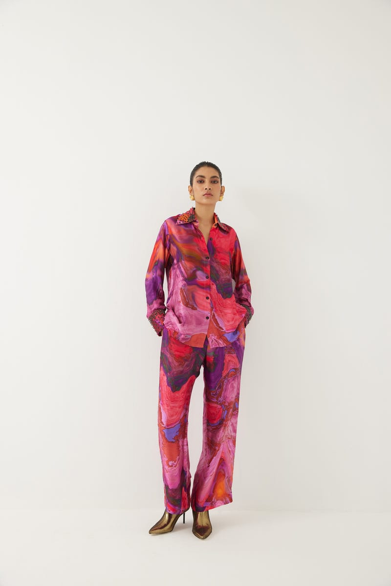 Red Sea Shirt & Trousers Co-ord
