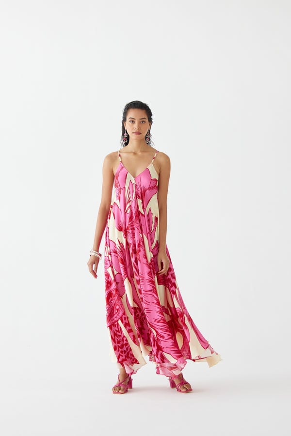 Studio Rigu — PINK APHRODITE STRAPPY DRESS
