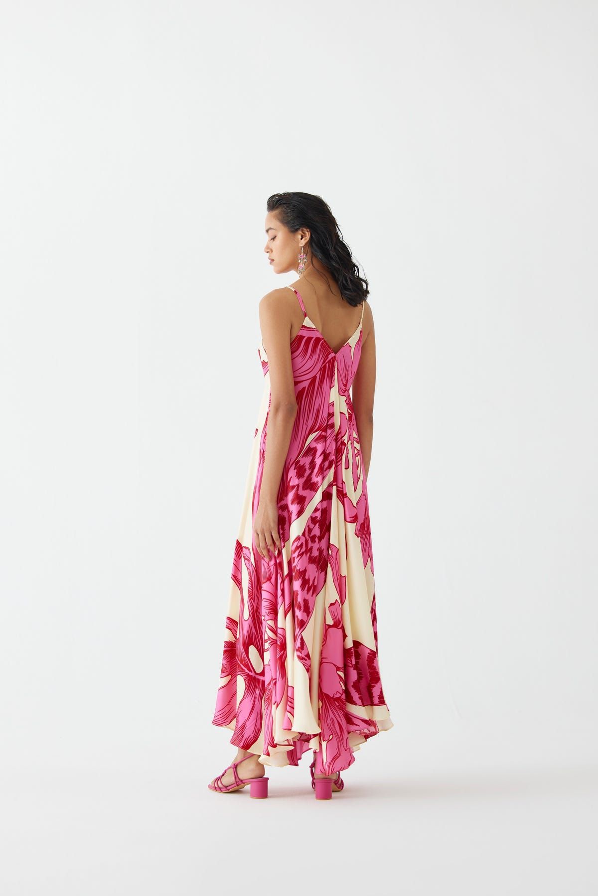 PINK APHRODITE STRAPPY DRESS - image 3