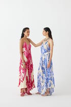 PINK APHRODITE STRAPPY DRESS view 5