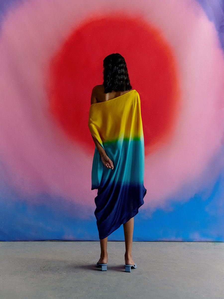 Leheriya Draped Dress - image 4