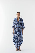 BLACK PINEAPPLE JUMPSUIT & CAPE view 1