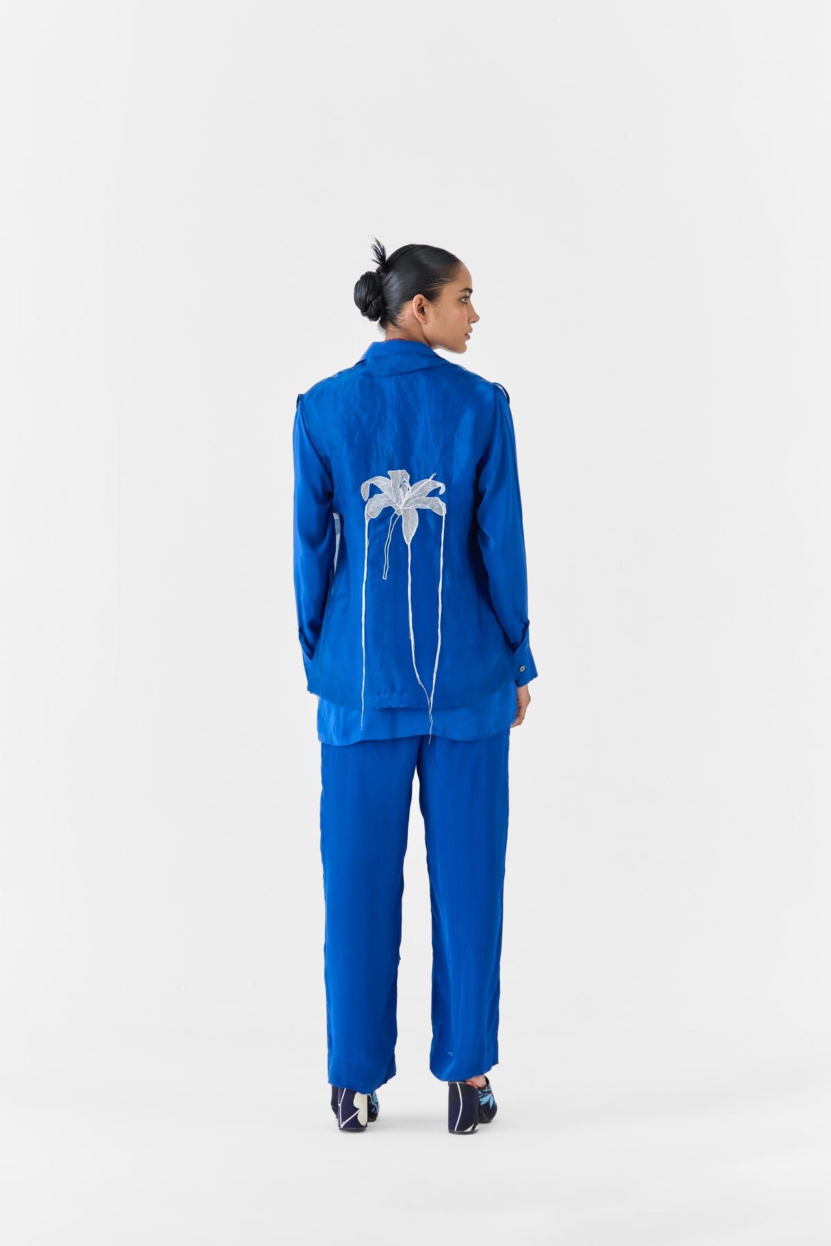 INDIGO ORGANZA JACKET - image 2