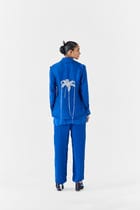 INDIGO ORGANZA JACKET view 2