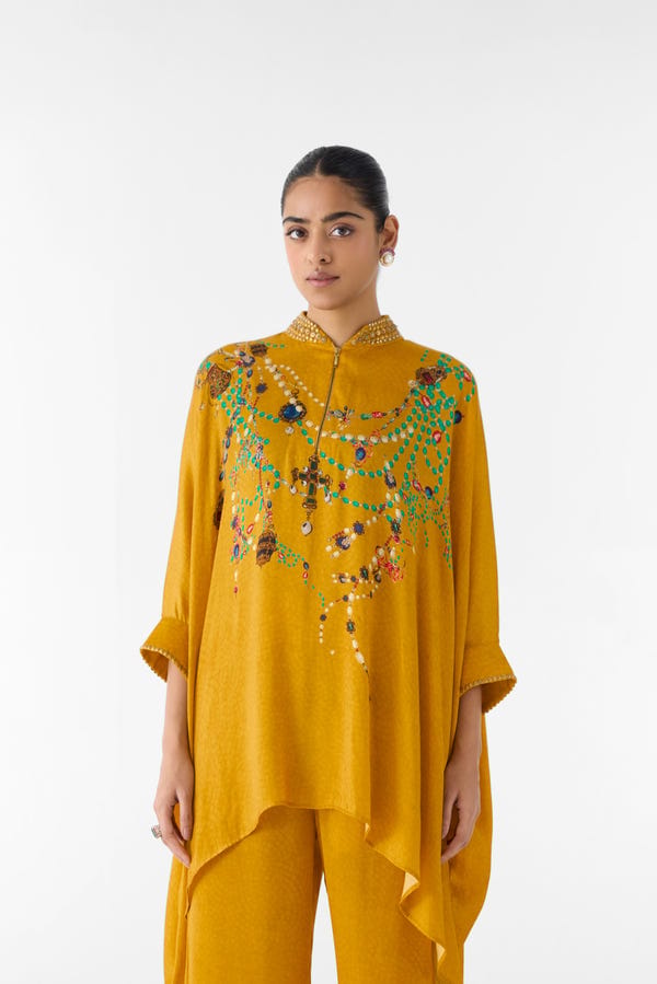 Studio Rigu — MUSTARD MAHARANI KIMONO & PANTS