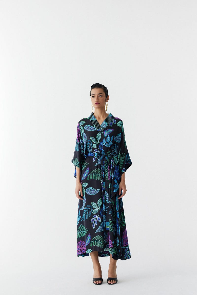 BLACK JUNGLE KAFTAN