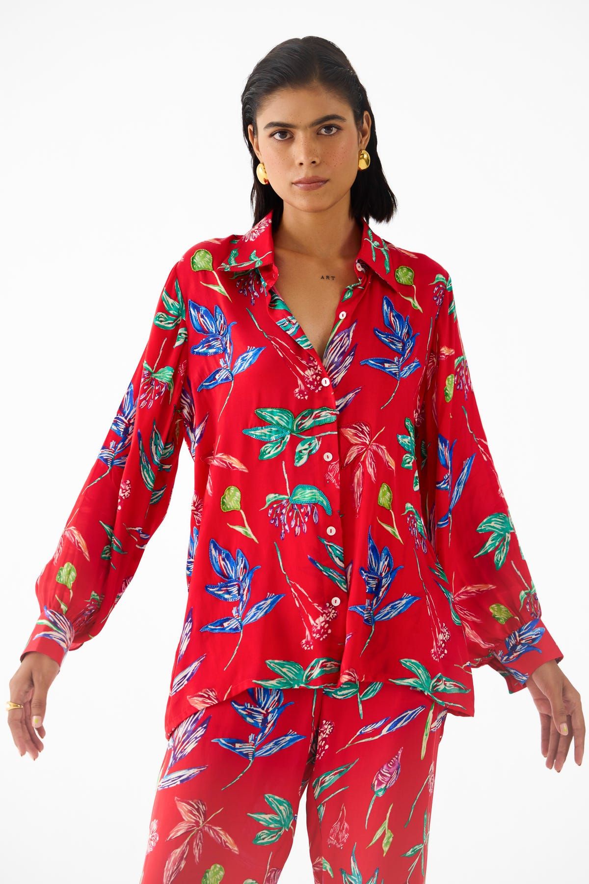 BOTANICA SHIRT AND TROUSERS CO-ORD - image 3