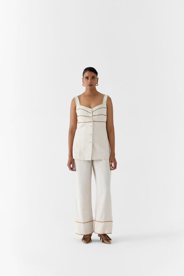 Studio Rigu — PEARL LINEN BLAZER & TROUSERS