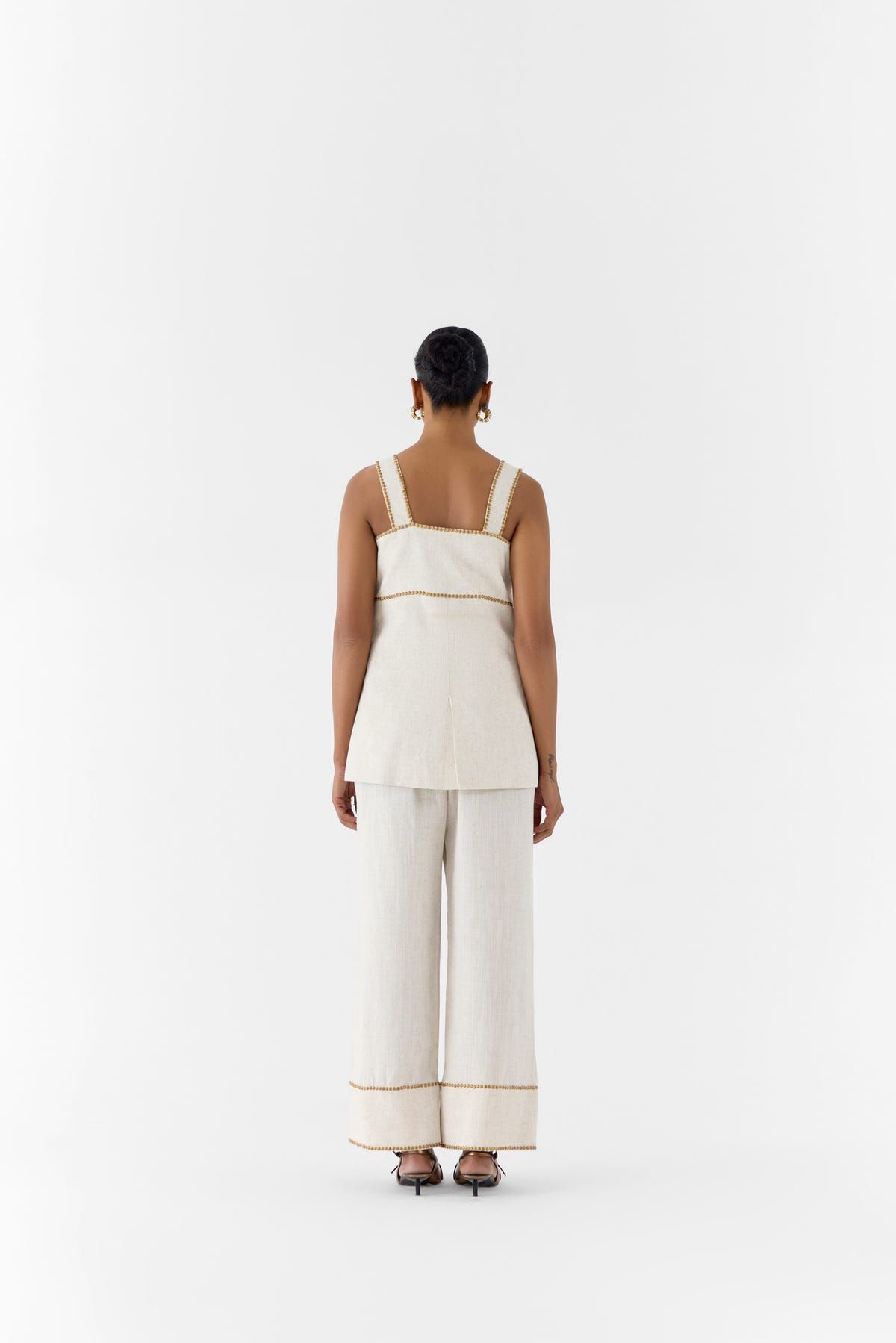 PEARL LINEN BLAZER & TROUSERS - image 2