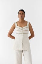 PEARL LINEN BLAZER & TROUSERS view 4
