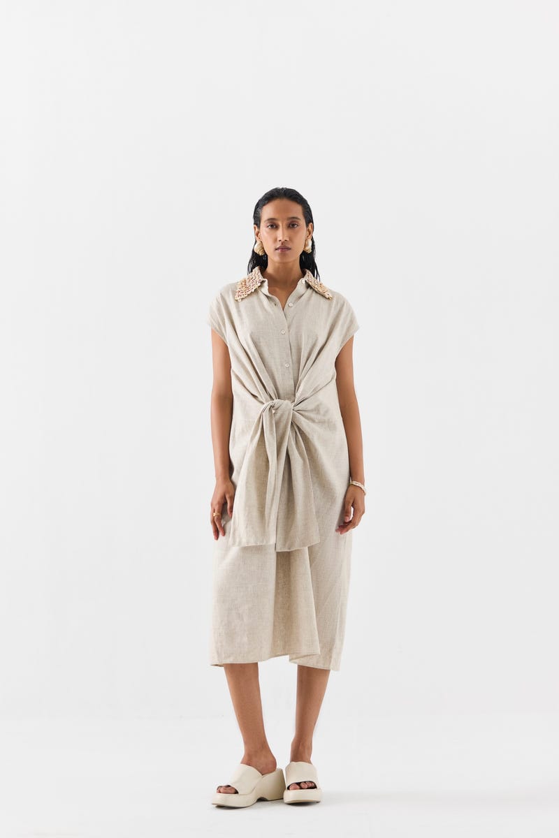 PALM ISLAND KNOT DRESS