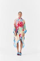 CREAM IKIGAI KIMONO DRESS view 1