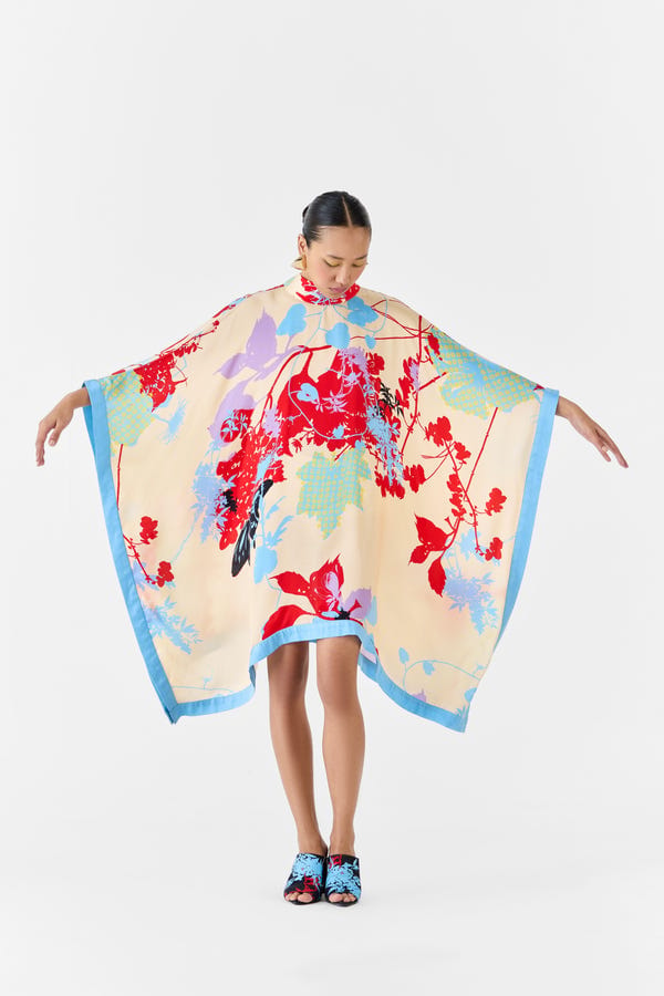 Studio Rigu — CREAM IKIGAI KIMONO DRESS