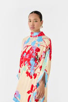 CREAM IKIGAI KIMONO DRESS view 3