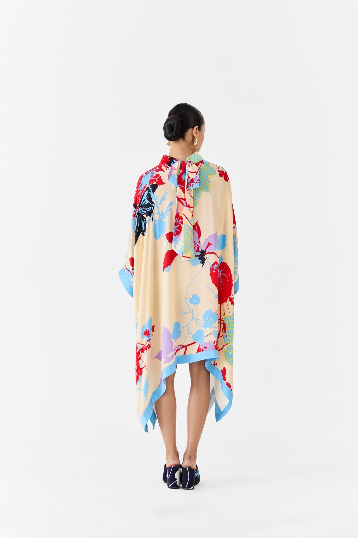 CREAM IKIGAI KIMONO DRESS - image 4