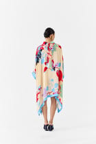 CREAM IKIGAI KIMONO DRESS view 4