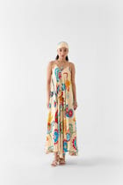 SANGANER STRAPPY DRESS view 1