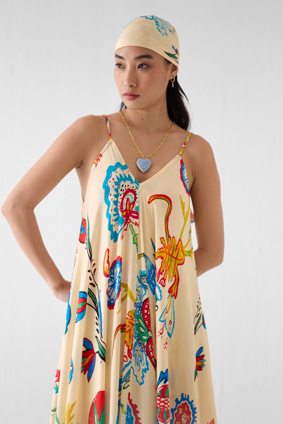 SANGANER STRAPPY DRESS - image 2
