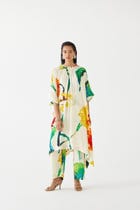 MONET KIMONO KURTA & PANTS CO-ORD view 1