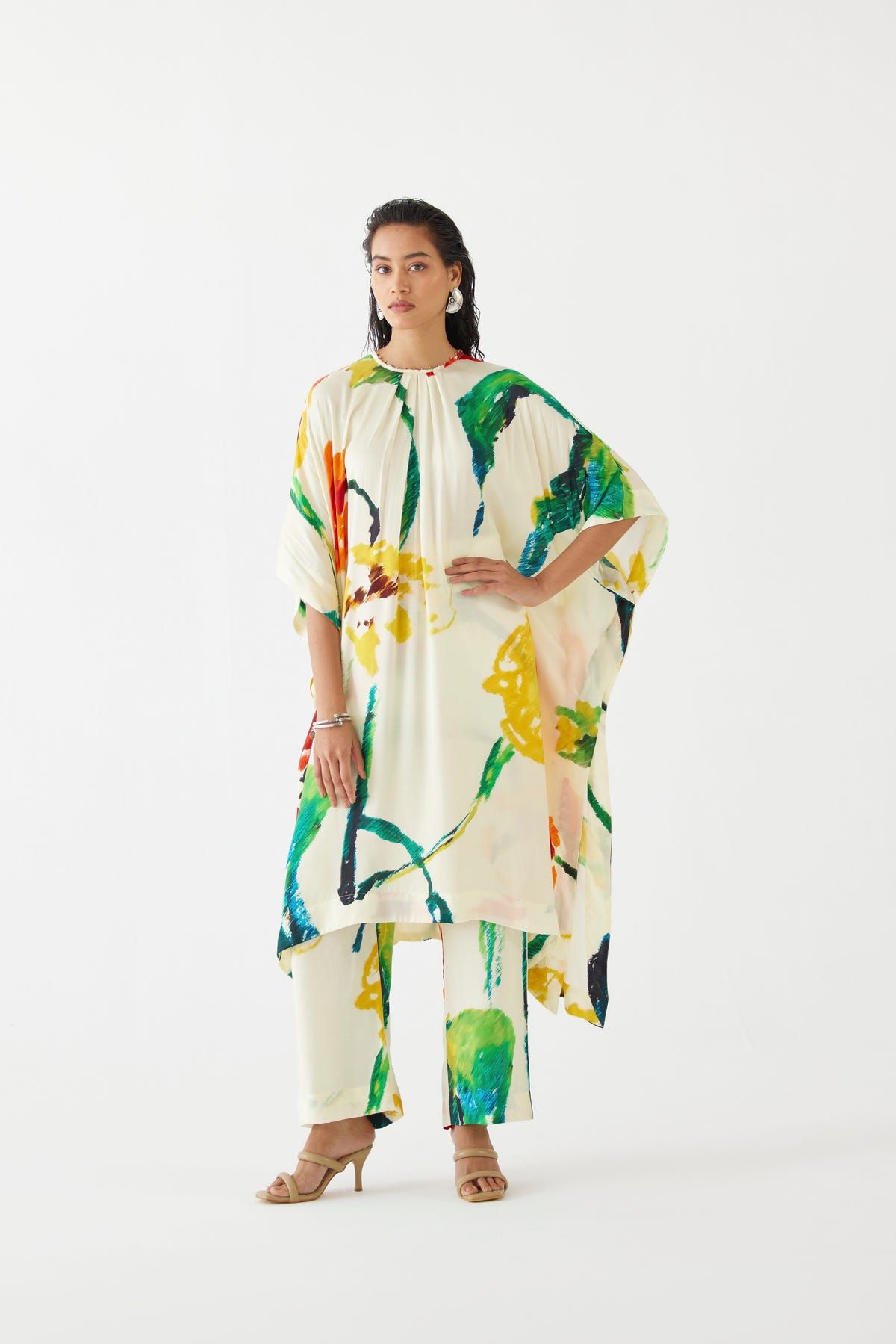 MONET KIMONO KURTA & PANTS CO-ORD - image 2
