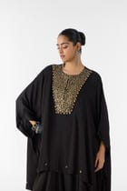 ONYX EMBROIDERED KIMONO AND KNOT SKIRT view 2