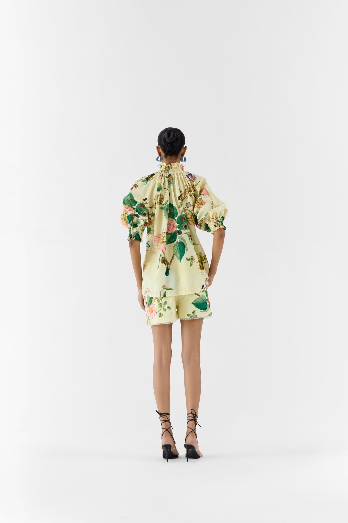 BLOSSOM RUCHING SHIRT & SHORTS - image 2