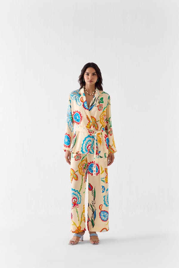 Studio Rigu — SANGANER BLAZER SHIRT AND TROUSERS CO-ORD