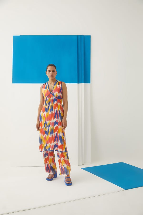 Studio Rigu — Ikat Kurta & Trousers