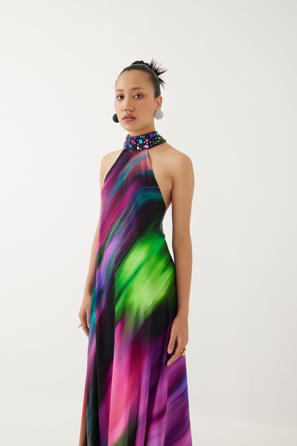 Milky Way Halter Dress - image 3