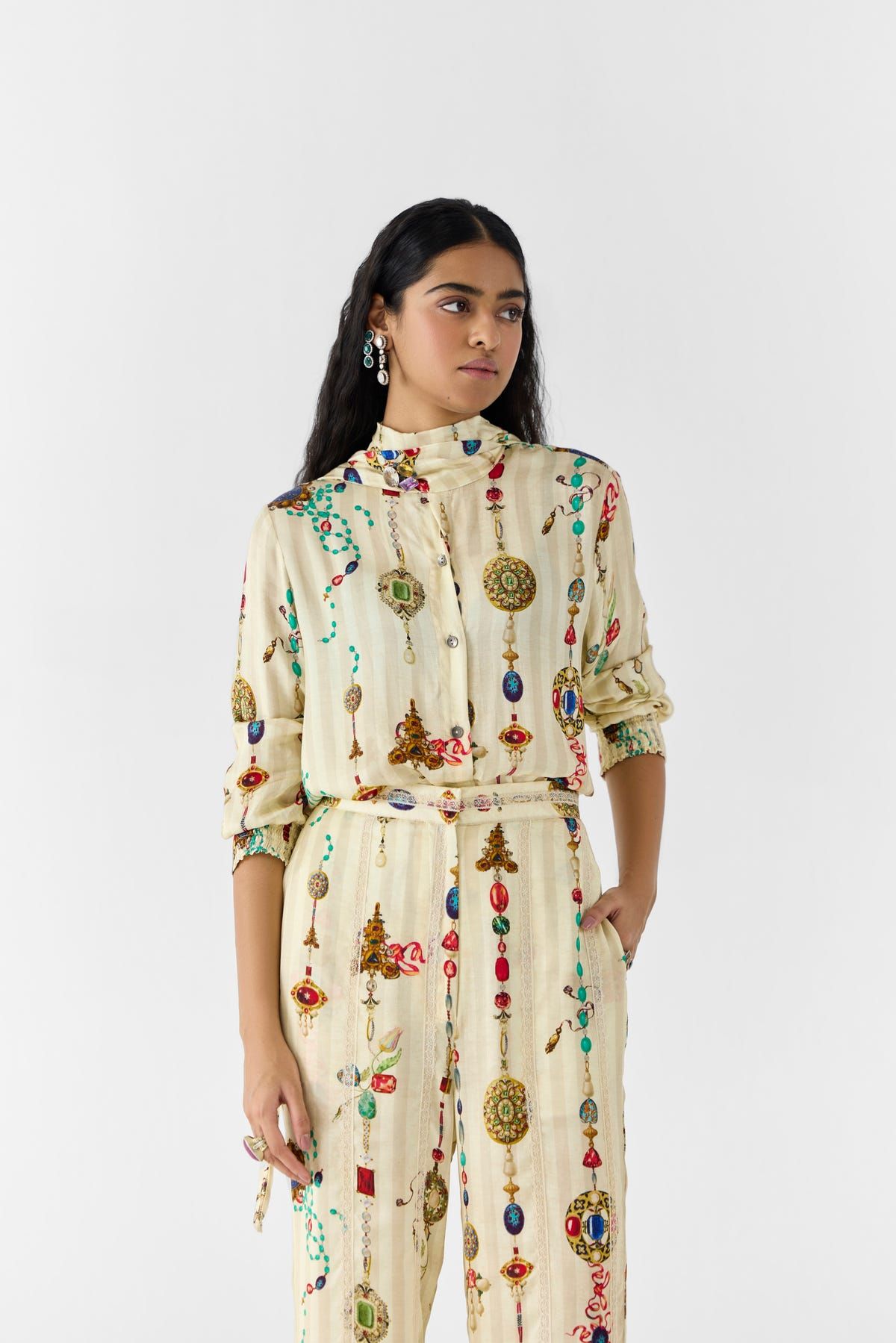 TIJORI KNOT SHIRT & PANTS - image 3