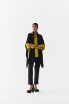 OLIVE CALLA LAYERED TWO TONE SHIRT view 3