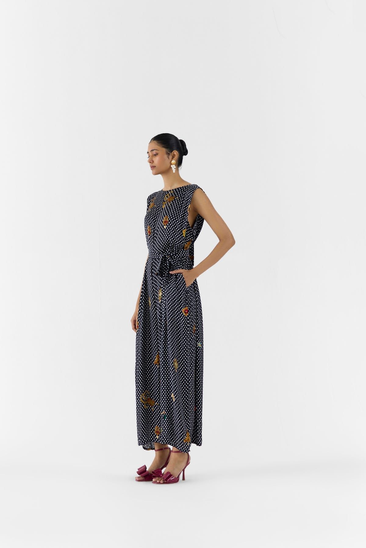 ONYX POLKA DOT JUMPSUIT - image 2