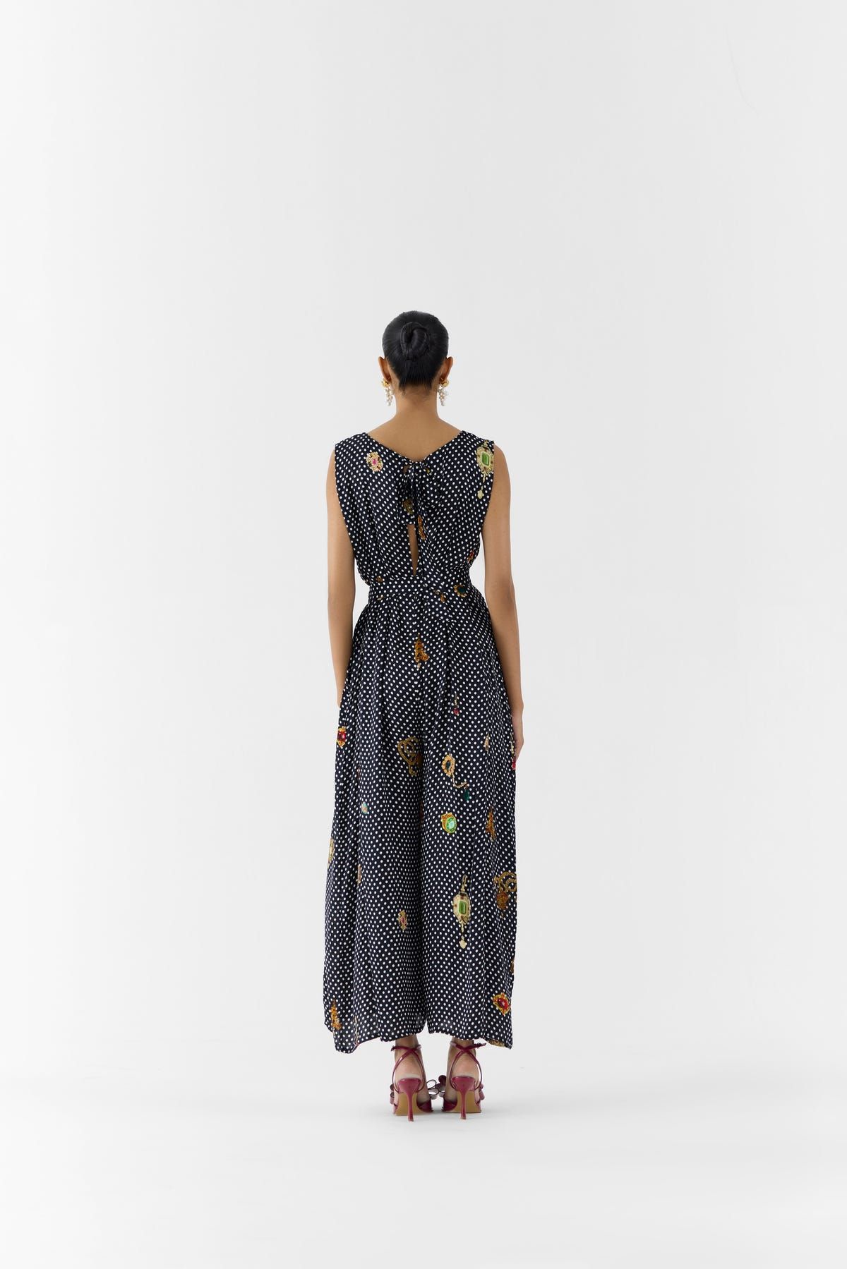 ONYX POLKA DOT JUMPSUIT - image 4