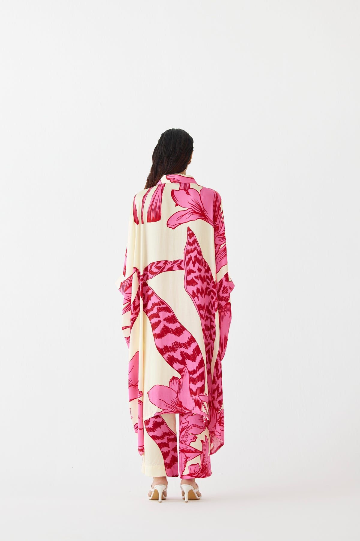 PINK APHRODITE KIMONO & PANTS CO-ORD - image 3