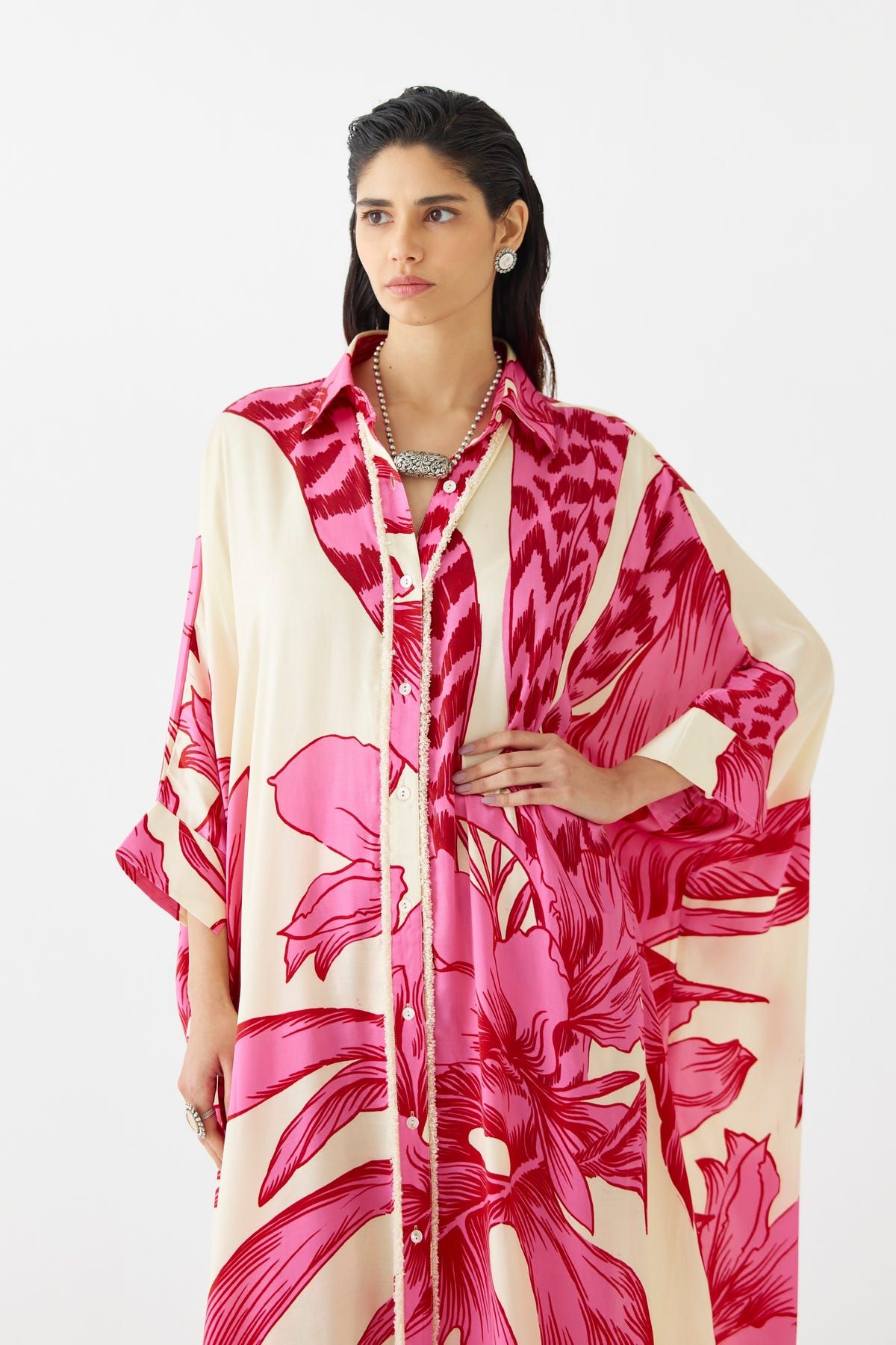 PINK APHRODITE KIMONO & PANTS CO-ORD - image 4